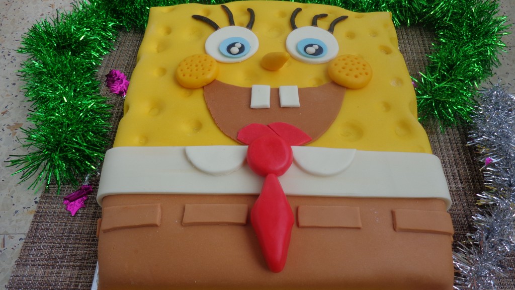 Gâteau d'anniversaire Sponge Bob1