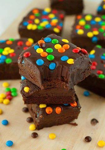 Brownie aux deux chocolats et M&M’s1