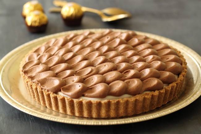 Cheesecake au mascarpone et Ferrero Rocher (sans cuisson)1