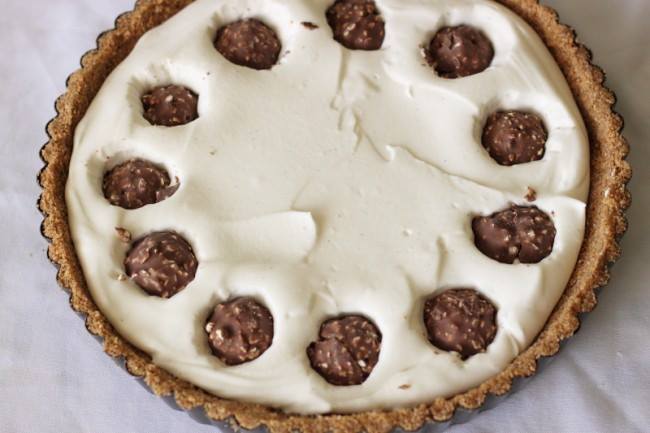 Cheesecake au mascarpone et Ferrero Rocher (sans cuisson)3