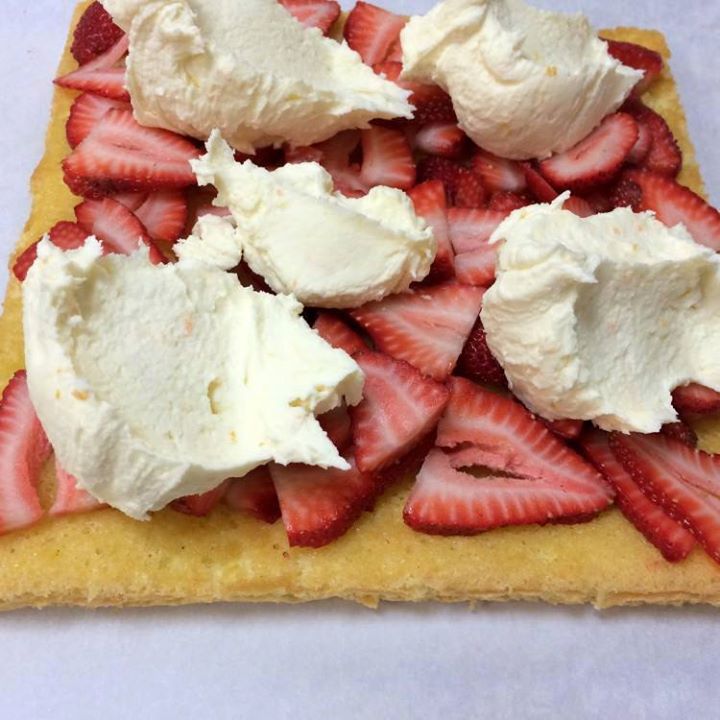 Gâteau Tiramisu aux fraises3