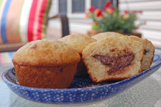 Muffins au coeur Nutella1