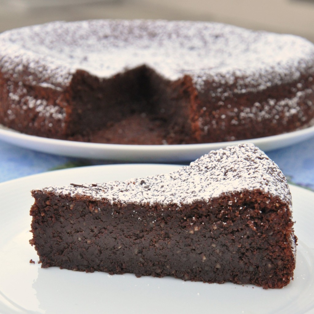 Torta caprese (gâteau au chocolat et aux amandes)1