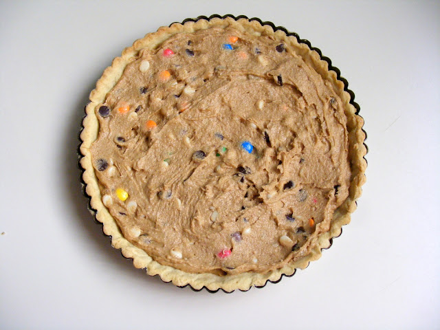 La tarte cookies aux pépites de chocolat et M&Ms3