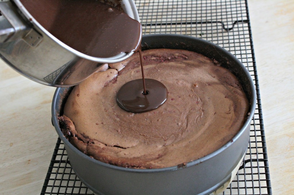 Cheesecake chocolat noir framboises3